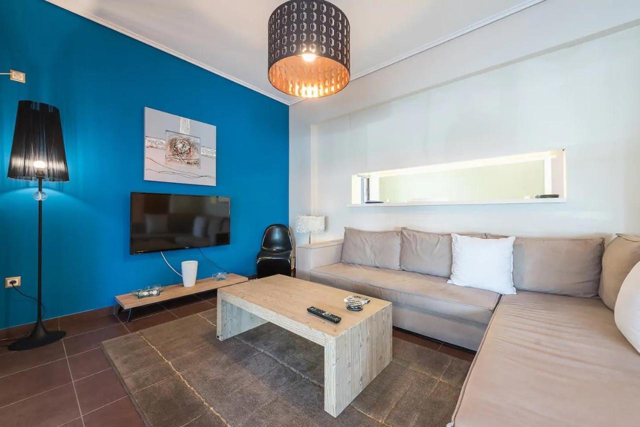 Glyfada Glass-Walled Designed Apt Афины Экстерьер фото