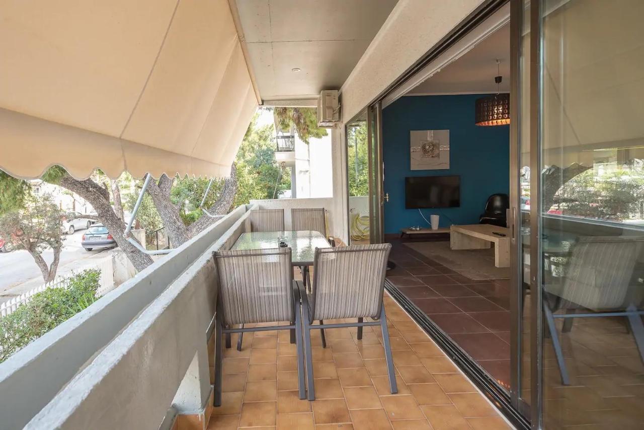 Glyfada Glass-Walled Designed Apt Афины Экстерьер фото