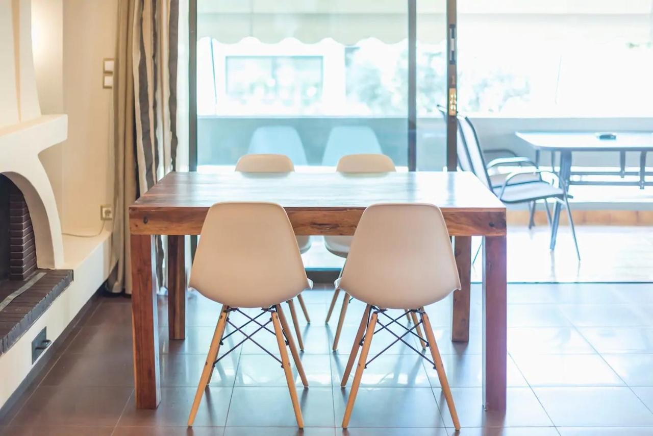 Glyfada Glass-Walled Designed Apt Афины Экстерьер фото