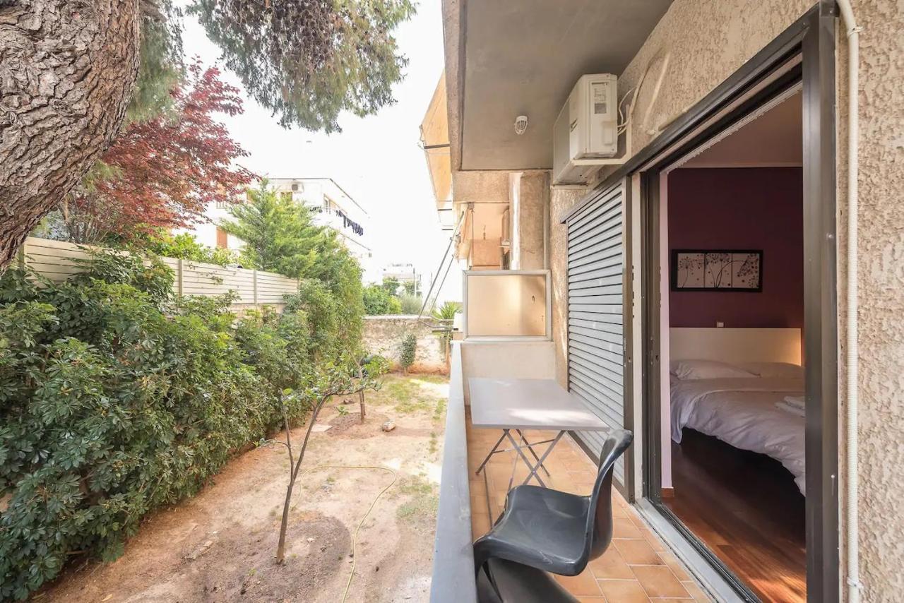 Glyfada Glass-Walled Designed Apt Афины Экстерьер фото