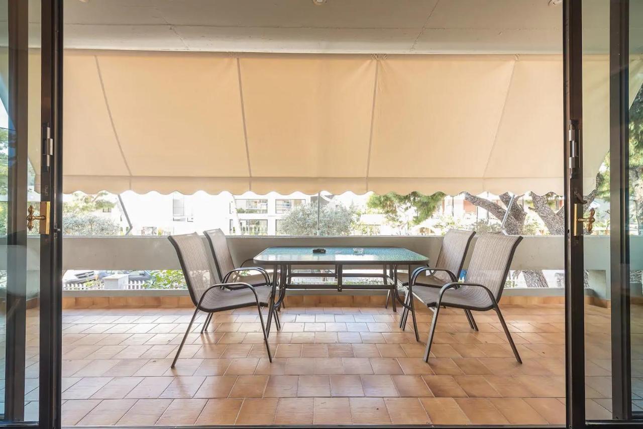 Glyfada Glass-Walled Designed Apt Афины Экстерьер фото