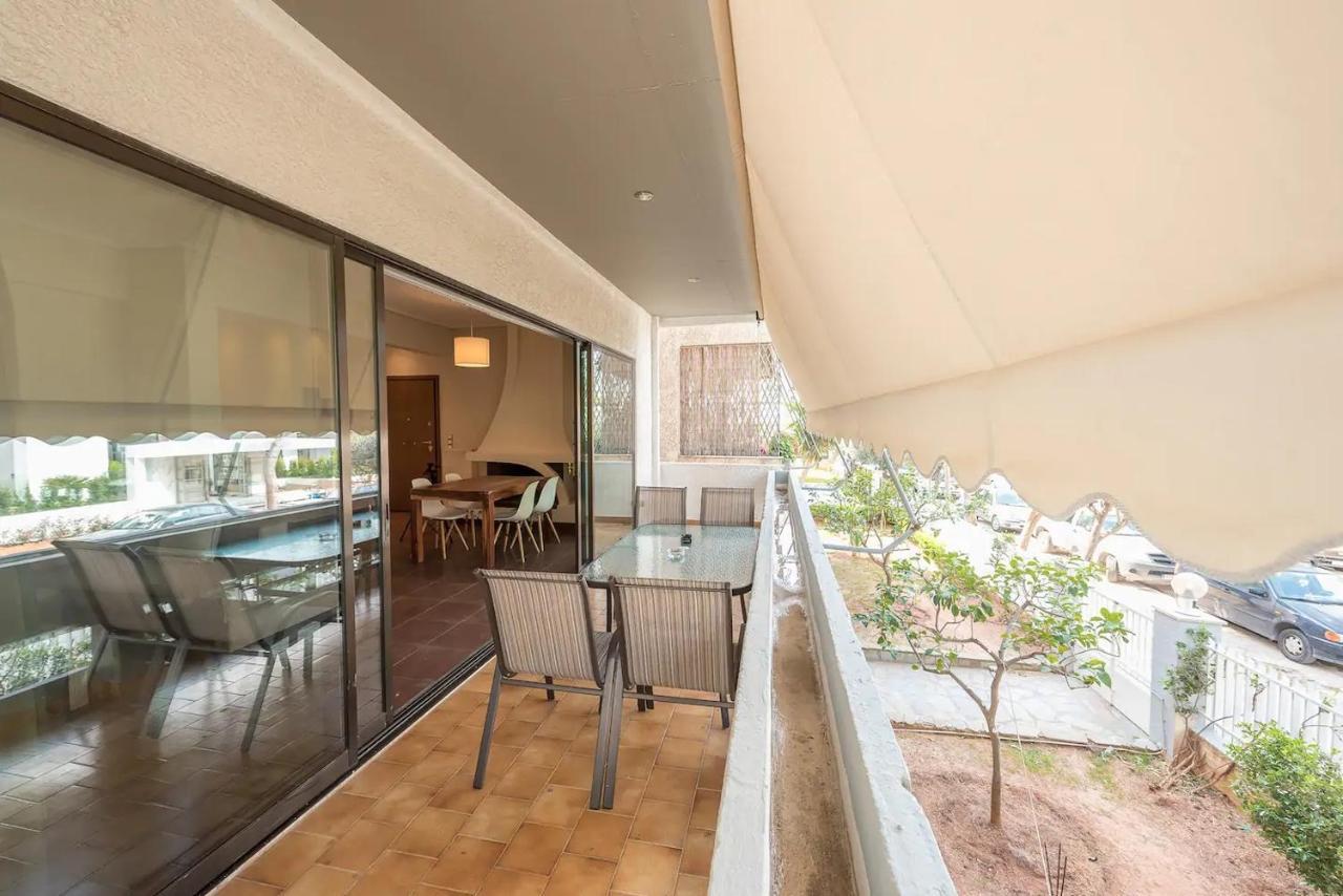 Glyfada Glass-Walled Designed Apt Афины Экстерьер фото