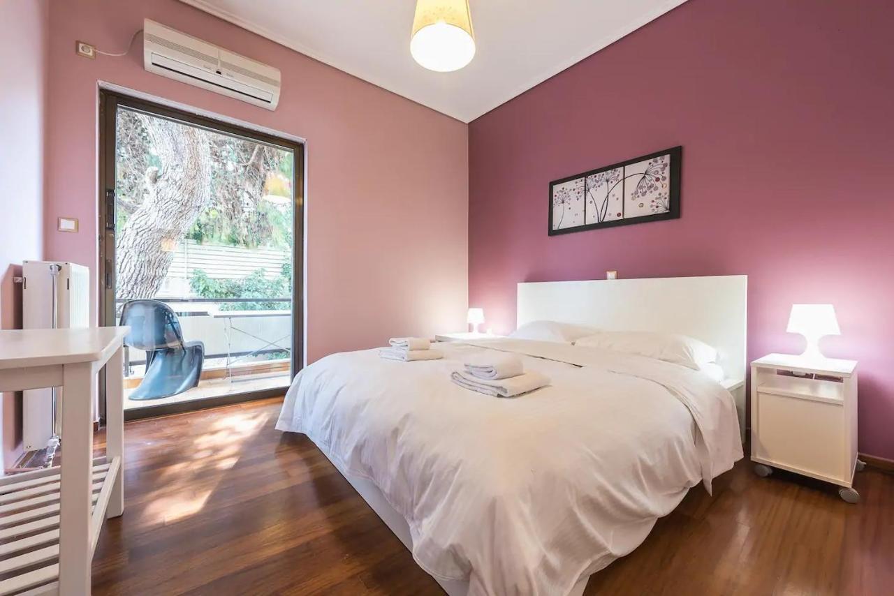 Glyfada Glass-Walled Designed Apt Афины Экстерьер фото