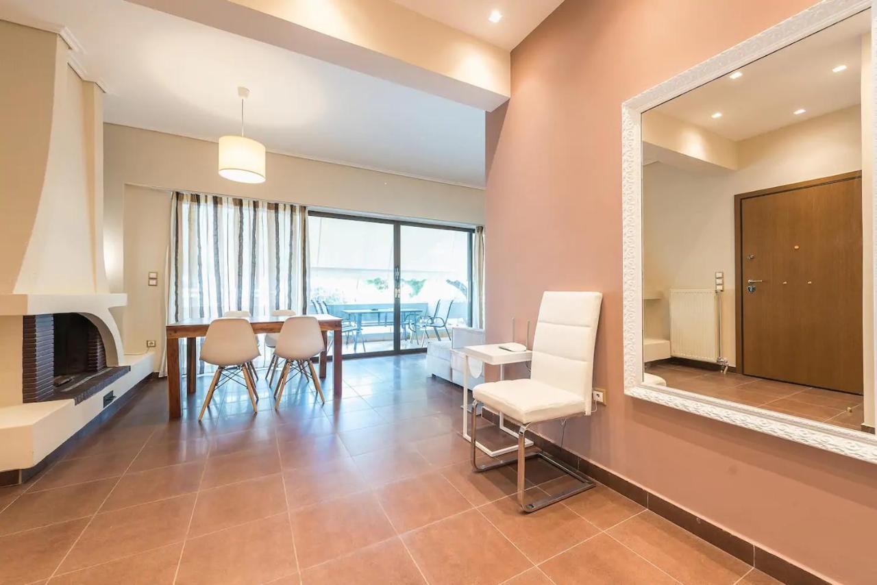 Glyfada Glass-Walled Designed Apt Афины Экстерьер фото